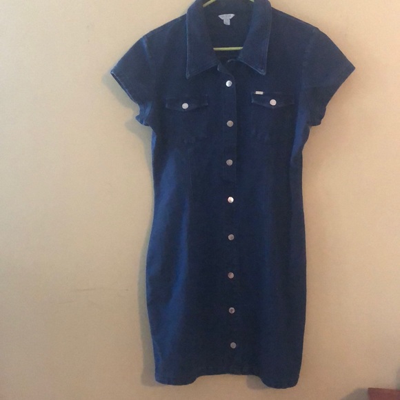 Guess Dresses & Skirts - Denim shirt dress Guess Dresses & Skirts - Denim shirt dress